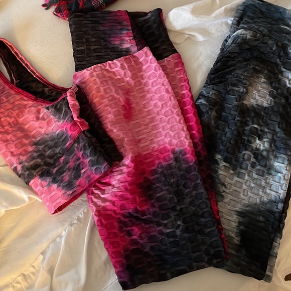 Tiktok Leggings And Sports Bra